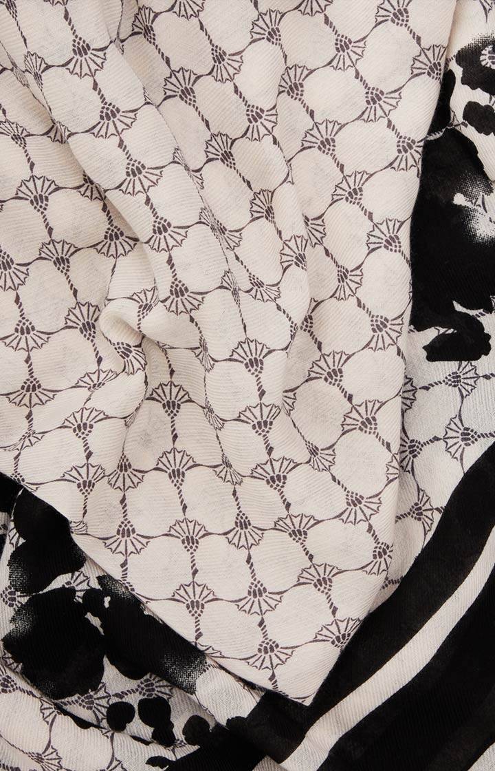 Joop Cornflower-Schal In Schwarz/Ecru