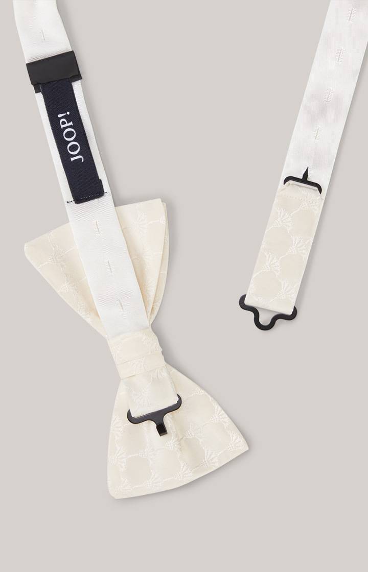 Joop Cornflower Seiden-Fliege In Creme Gemustert