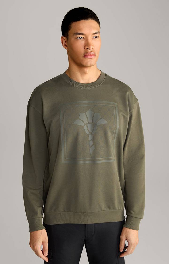 Joop Cornflower-Sweatshirt Cruz in Oliv