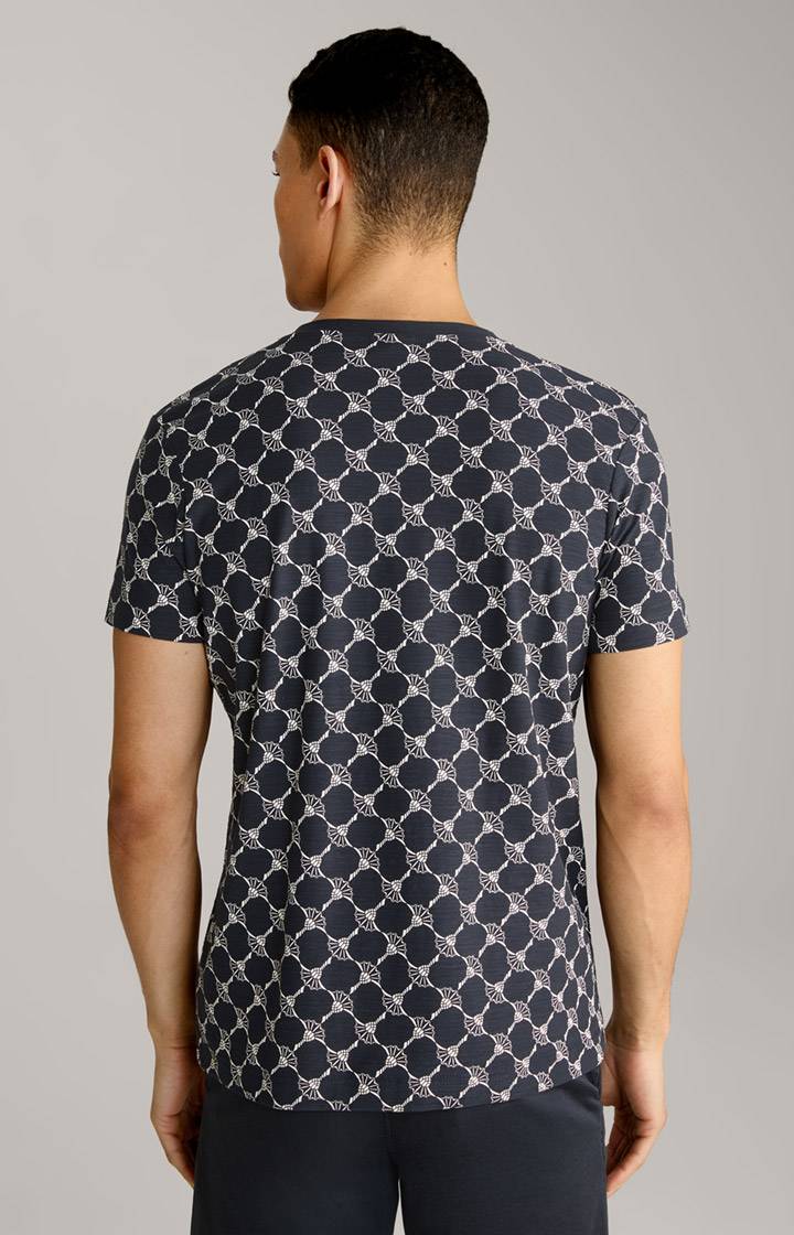 Joop Cornflower-T-Shirt Tyron In Navy Gemustert