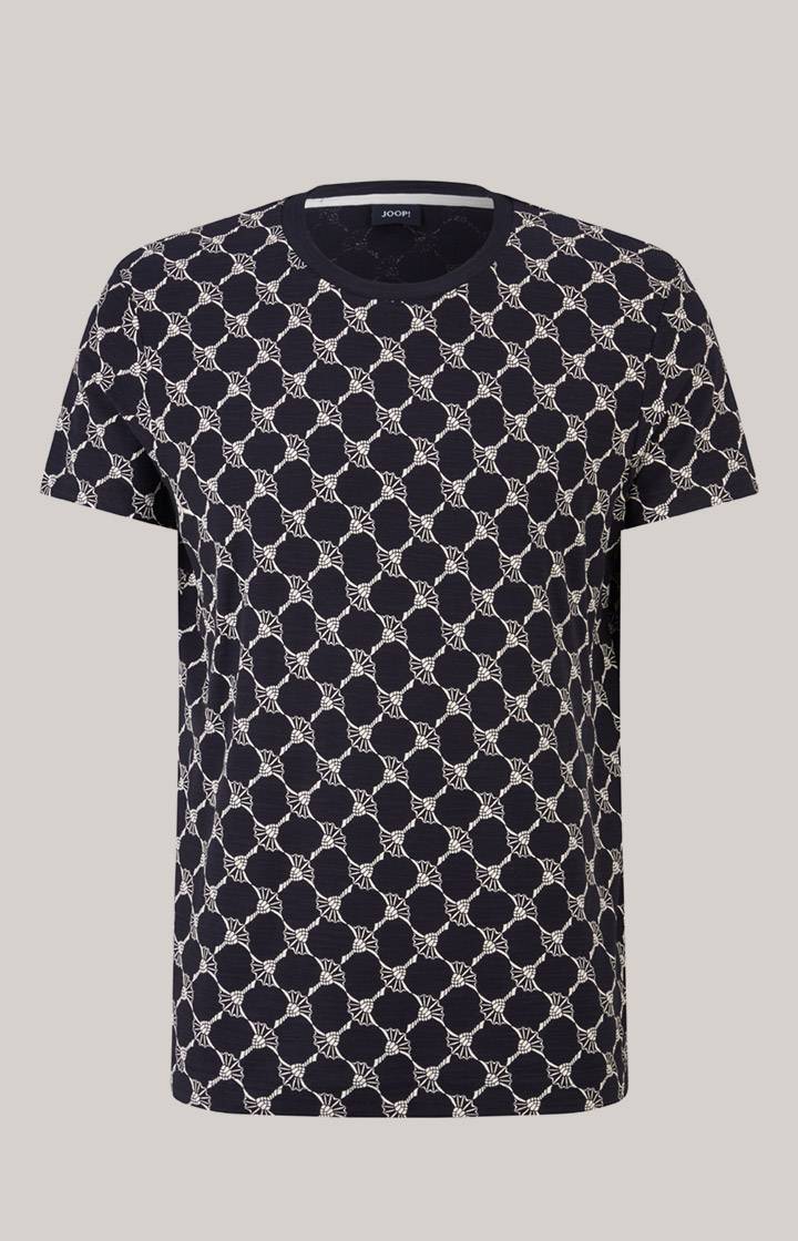 Joop Cornflower-T-Shirt Tyron In Navy Gemustert