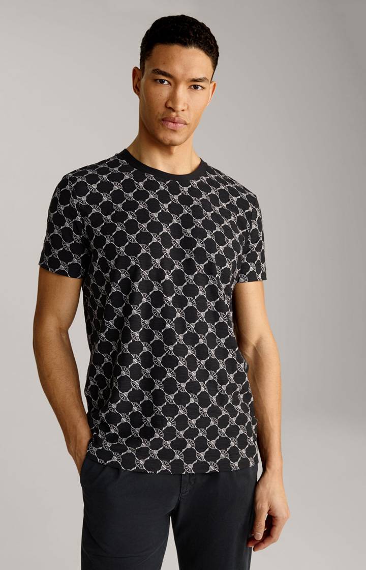 Joop Cornflower-T-Shirt Tyron in Schwarz gemustert