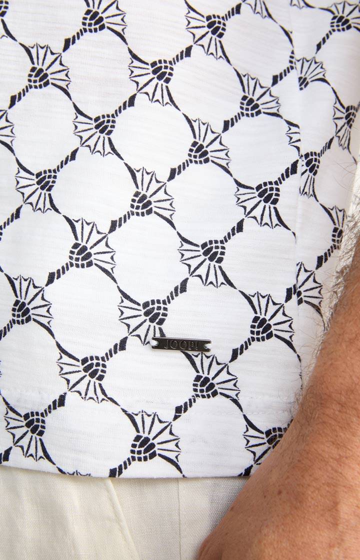 Joop Cornflower-T-Shirt Tyron In Weiß Gemustert