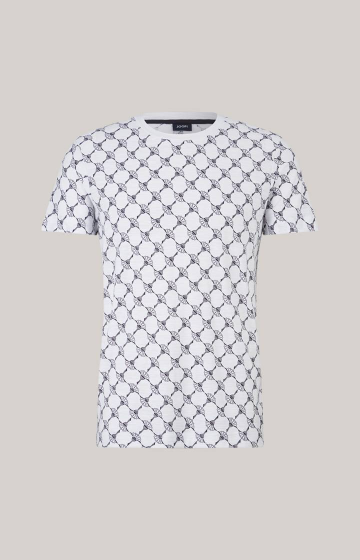 Joop Cornflower-T-Shirt Tyron In Weiß Gemustert