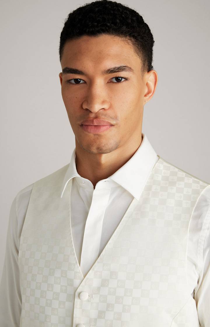 Joop Cornflower-Weste Weazer In Creme Gemustert