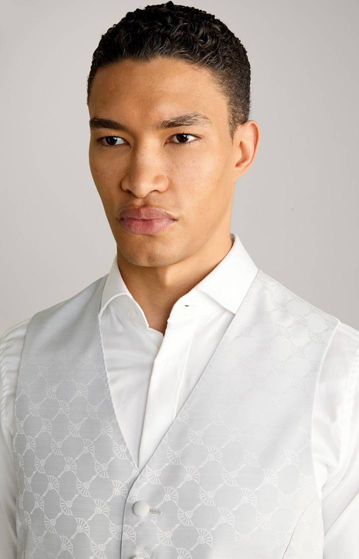 Joop Cornflower-Weste Weazer In Hellgrau Gemustert