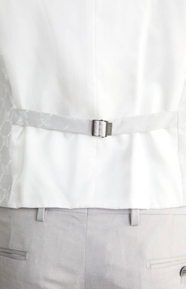 Joop Cornflower-Weste Weazer In Hellgrau Gemustert