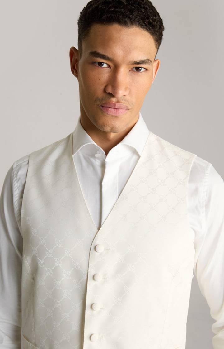 Joop Cornflower-Weste Weazer In Offwhite Gemustert