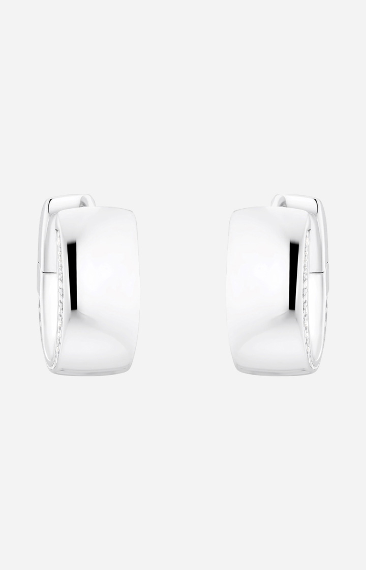 Joop Creolen in Silber