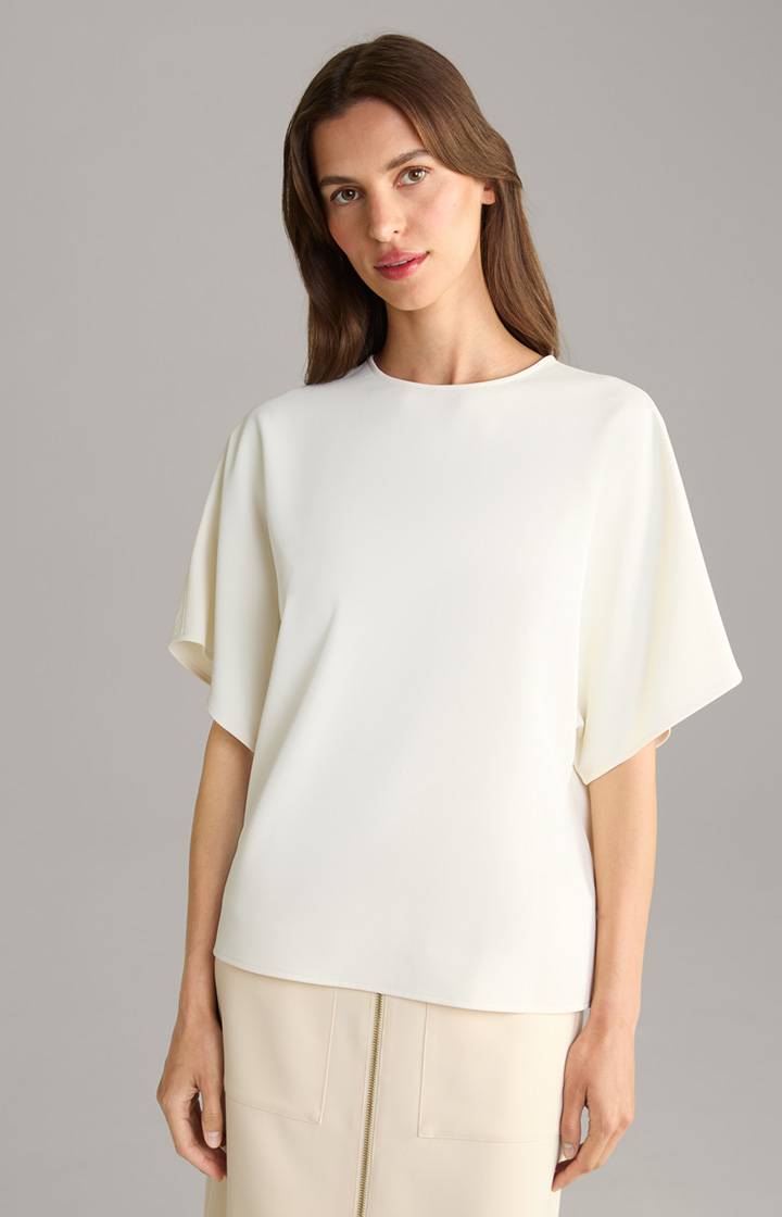 Joop Crêpe-Bluse in Creme