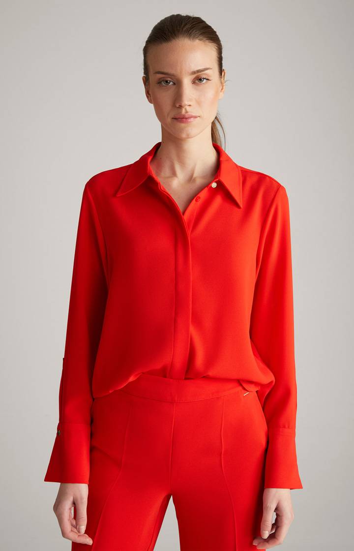 Joop Crêpe-Bluse in Rot