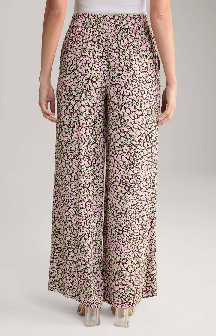 Joop Crêpe-Hose In Rot/Rosa/Grün