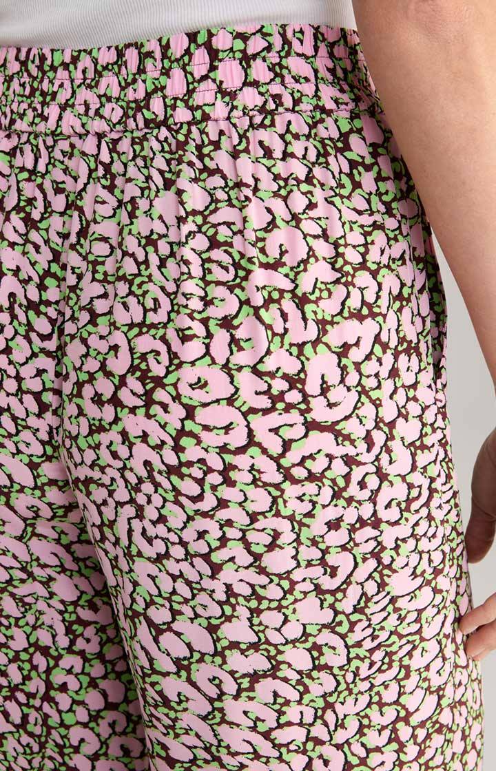 Joop Crêpe-Hose In Rot/Rosa/Grün