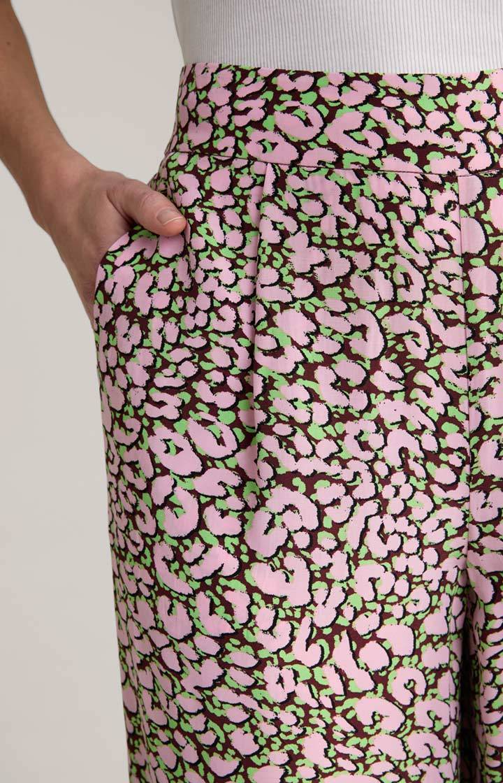 Joop Crêpe-Hose In Rot/Rosa/Grün