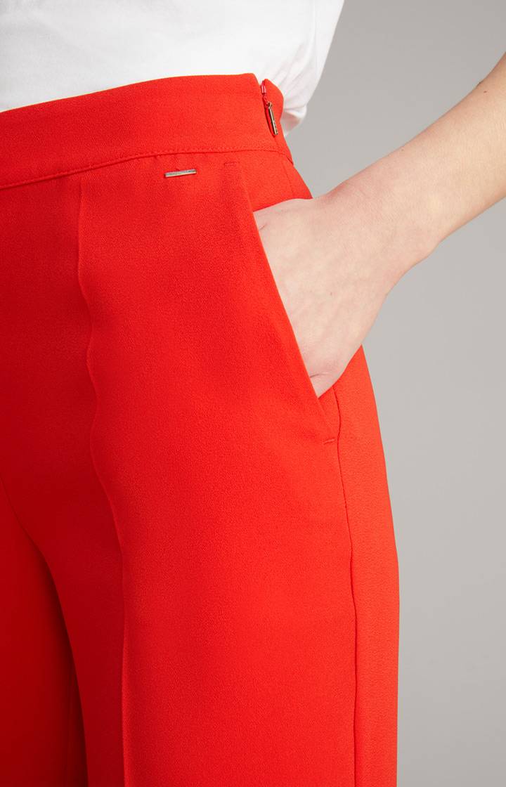 Joop Crêpe-Marlenehose In Rot