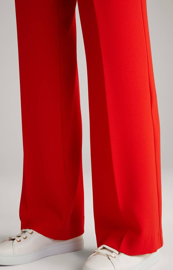 Joop Crêpe-Marlenehose In Rot