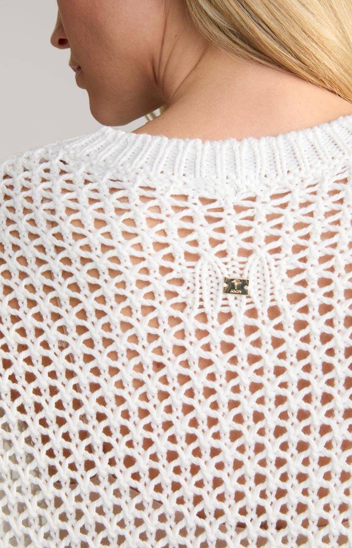 Joop Crochet-Pullover In Weiß