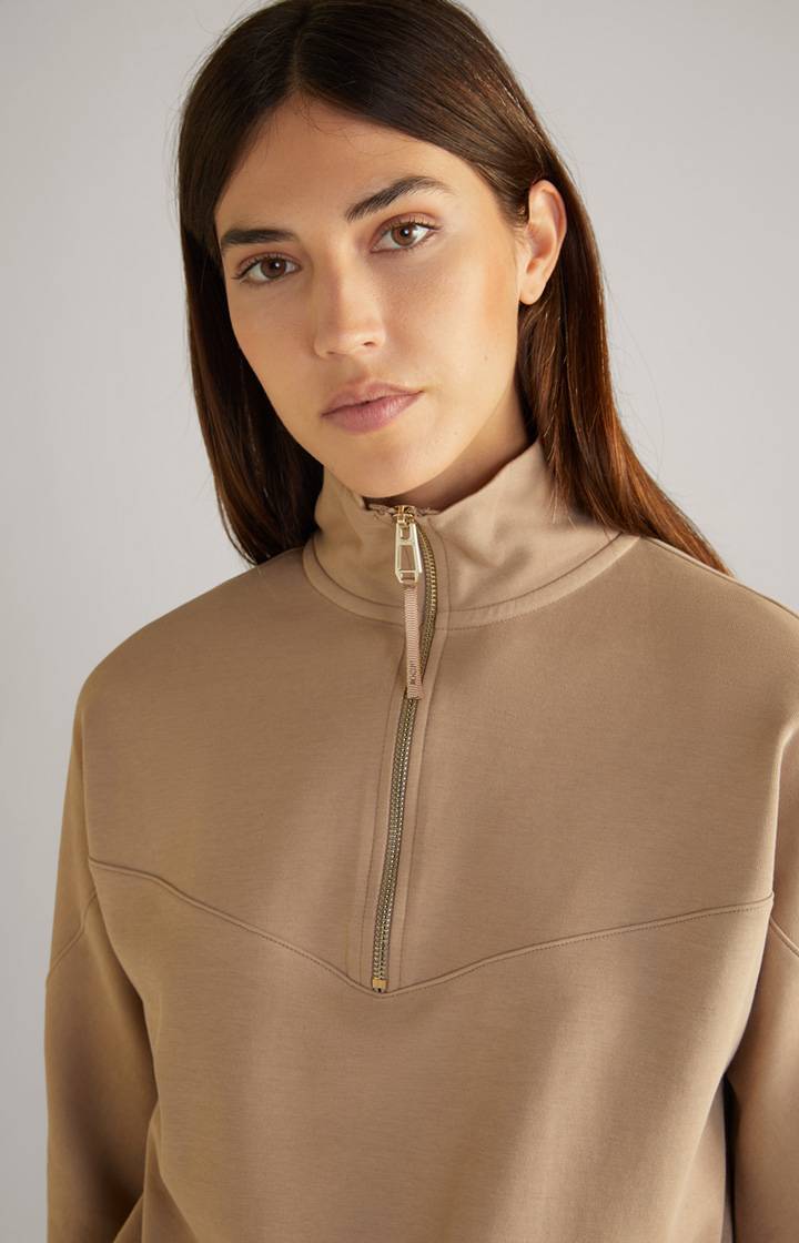 Joop Cropped-Sweatshirt In Hellbraun