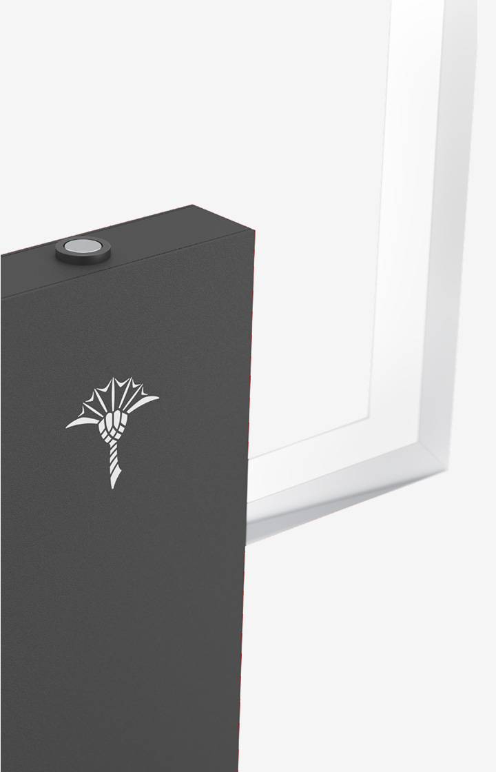 Joop JOOP! CUBE LIGHTS LED-Tischleuchte, Chrom/Schwarz