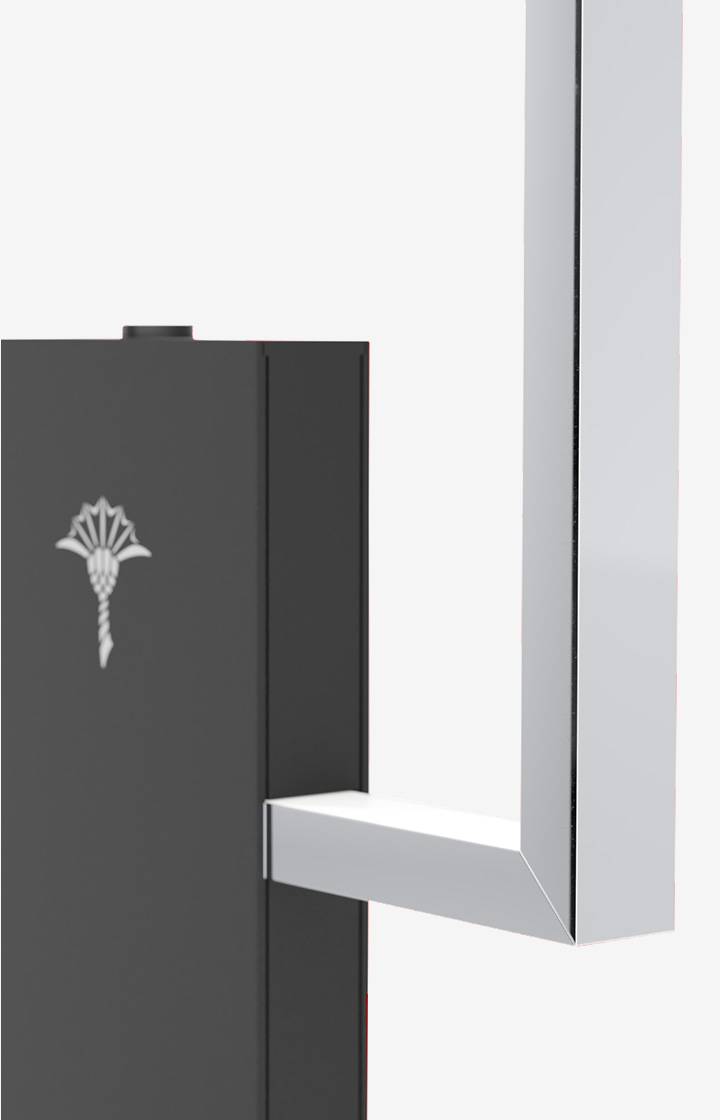 Joop JOOP! CUBE LIGHTS LED-Tischleuchte, Chrom/Schwarz