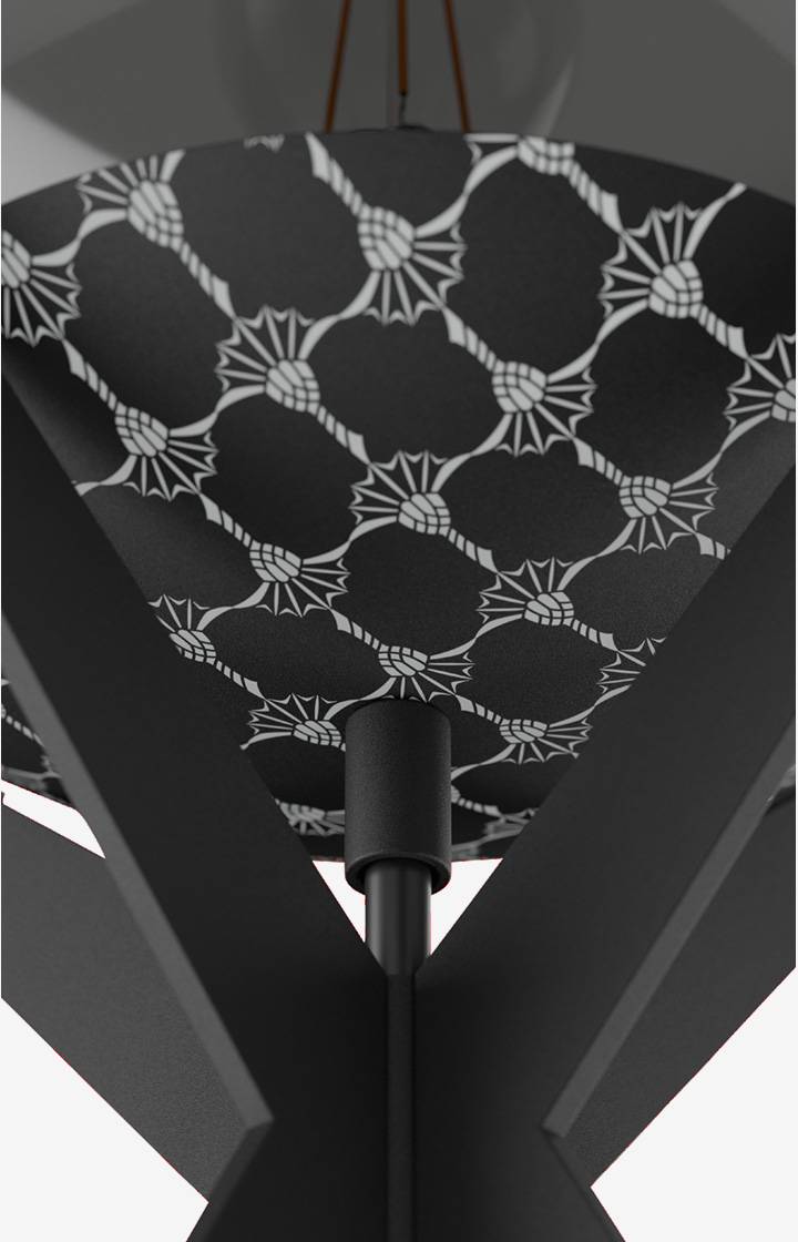 Joop JOOP! CURVES LIGHTS Tischleuchte, Transparent-Glas/Schwarz