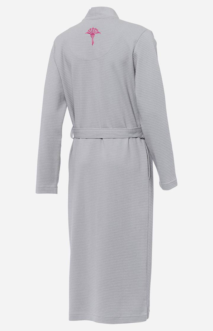 Joop Damen Bademantel JOOP! UNI-PIQUÉ In Silber