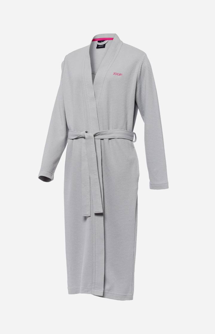 Joop Damen Bademantel JOOP! UNI-PIQUÉ in Silber