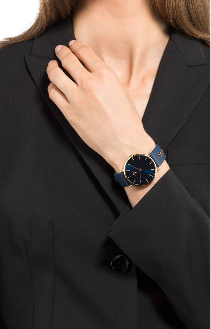 Joop Damenuhr In Blau/Gold