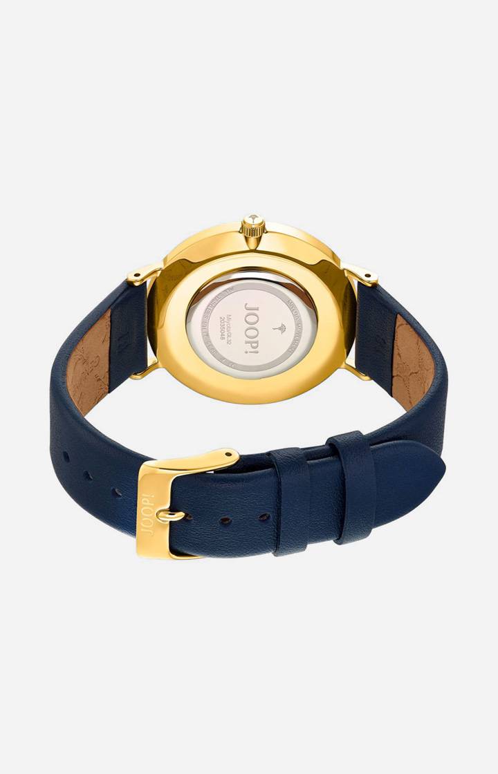 Joop Damenuhr In Blau/Gold