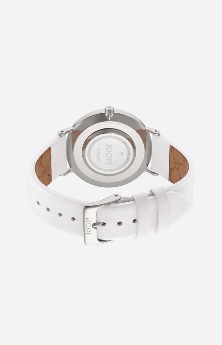 Joop Damenuhr In Silber/Weiß