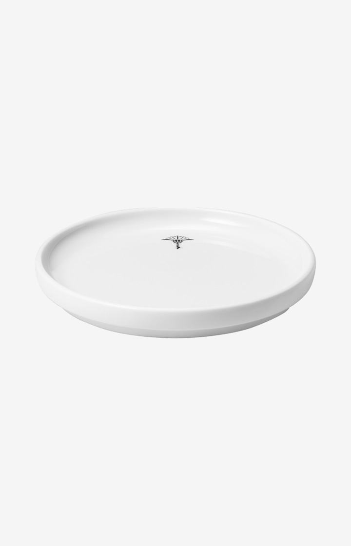 Joop Deckel/Dipteller Single Cornflower in Weiß