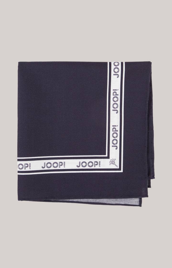 Joop Einstecktuch in Dunkelblau/Weiß