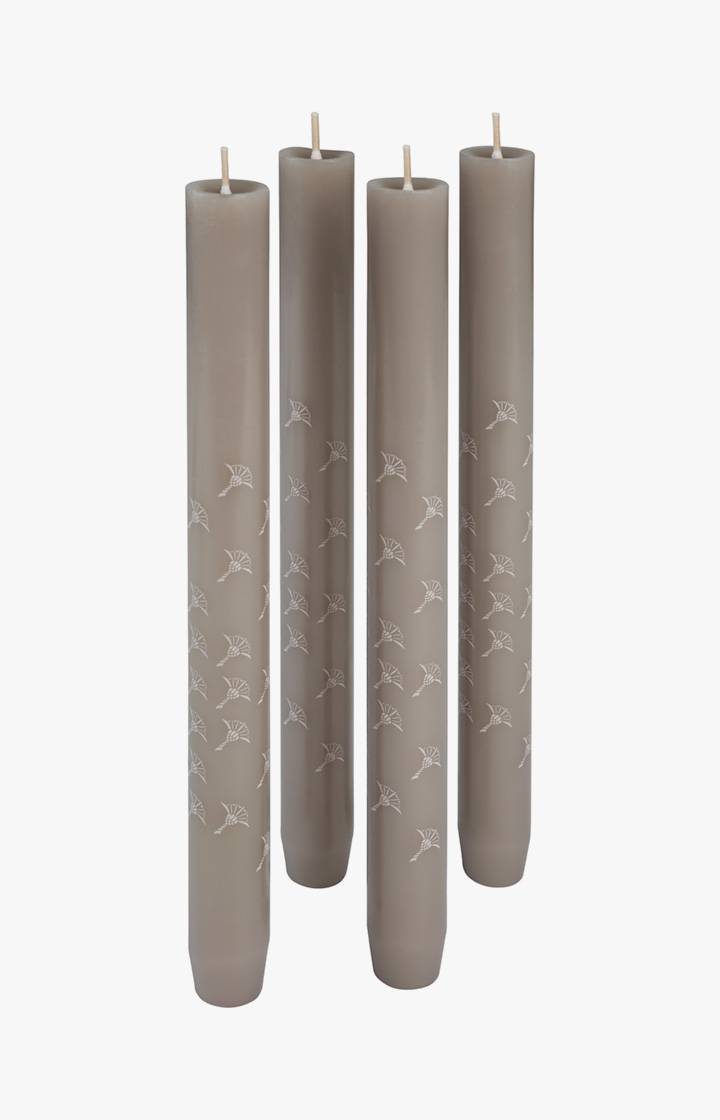 Joop JOOP! FADED CORNFLOWER Stabkerze in Kiesel, 4er Set