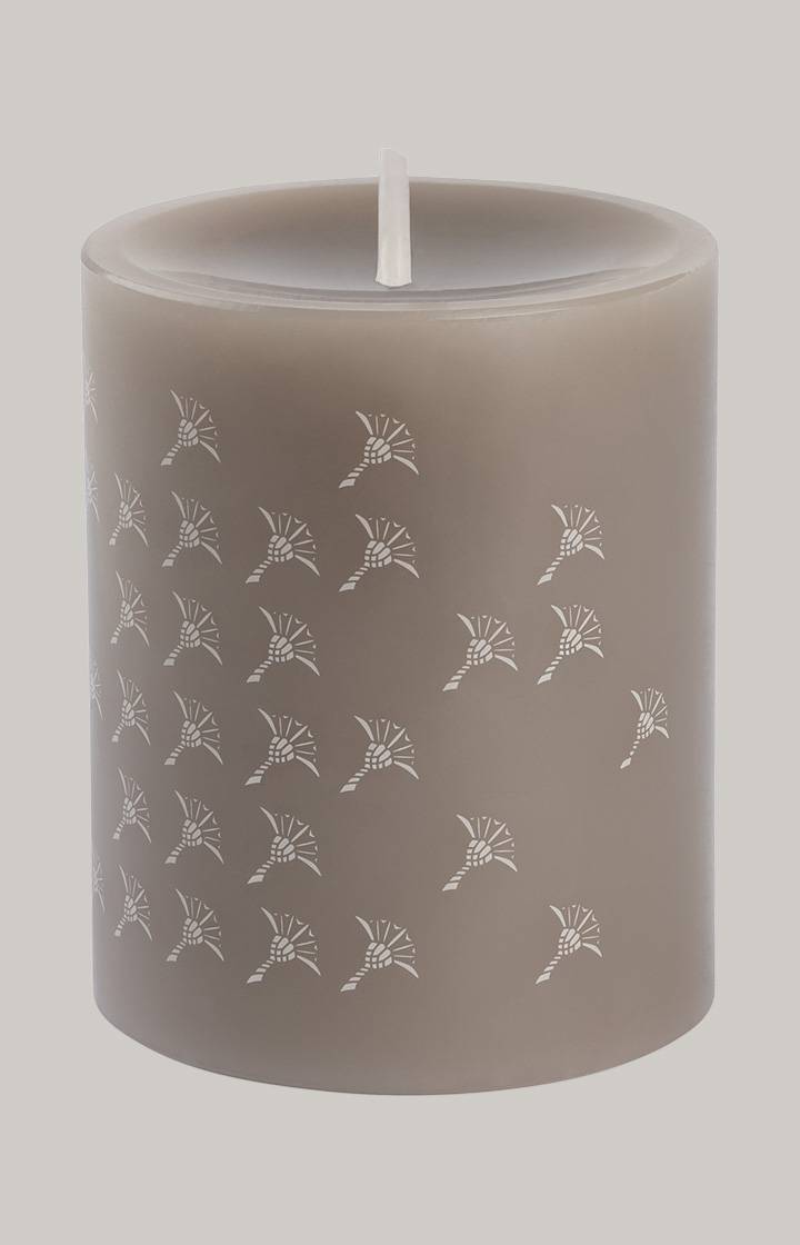 Joop JOOP! FADED CORNFLOWER Stumpenkerze In Kiesel - 2er Set, 10 Cm Höhe