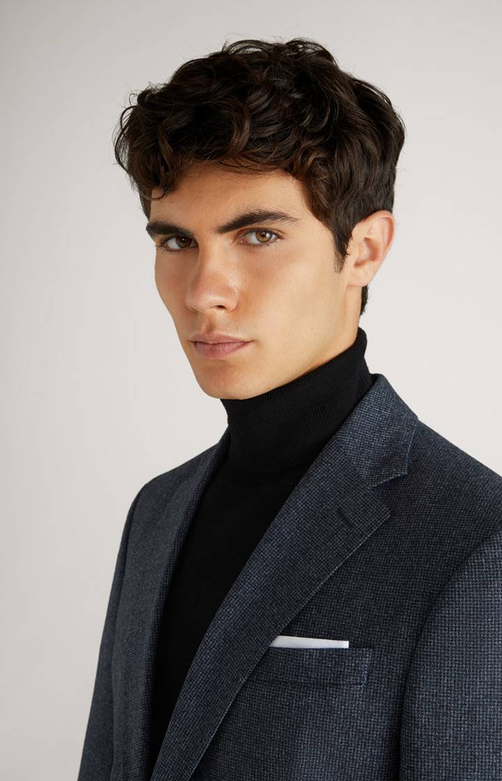 Joop Flanell-Anzug Haspar-Bloom In Blau Gemustert