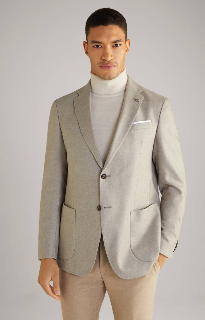 Joop Flanell-Sakko Four in Beige meliert