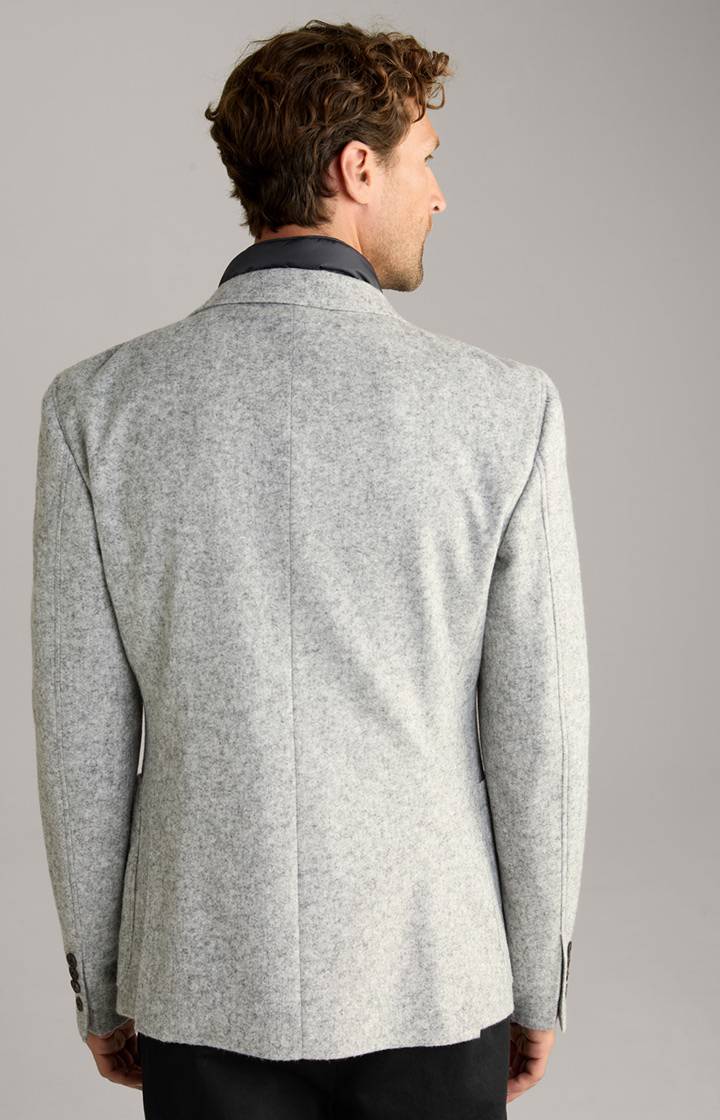 Joop Flanell-Sakko Hecton In Grau Meliert