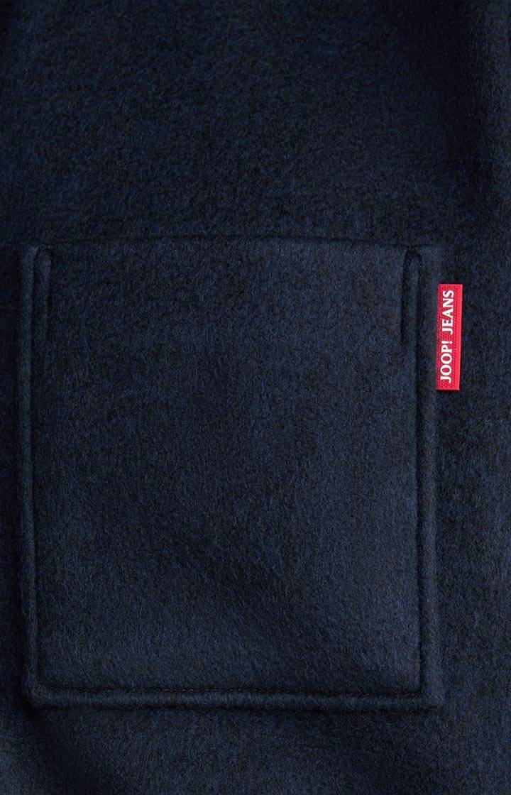 Joop Fleece-Hemdjacke Hako In Navy Meliert