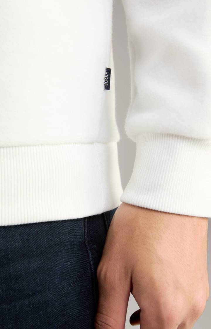 Joop Fleece-Sweatshirt Amadeo In Offwhite