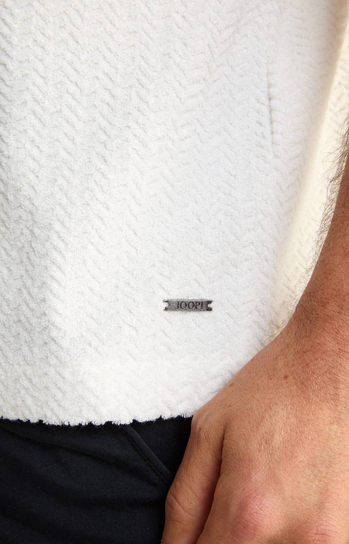 Joop Frottee-Polohemd Piero In Creme Strukturiert