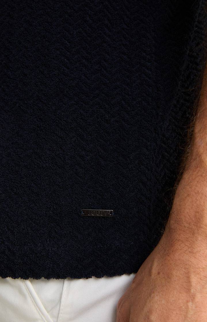 Joop Frottee-Polohemd Piero In Navy Strukturiert