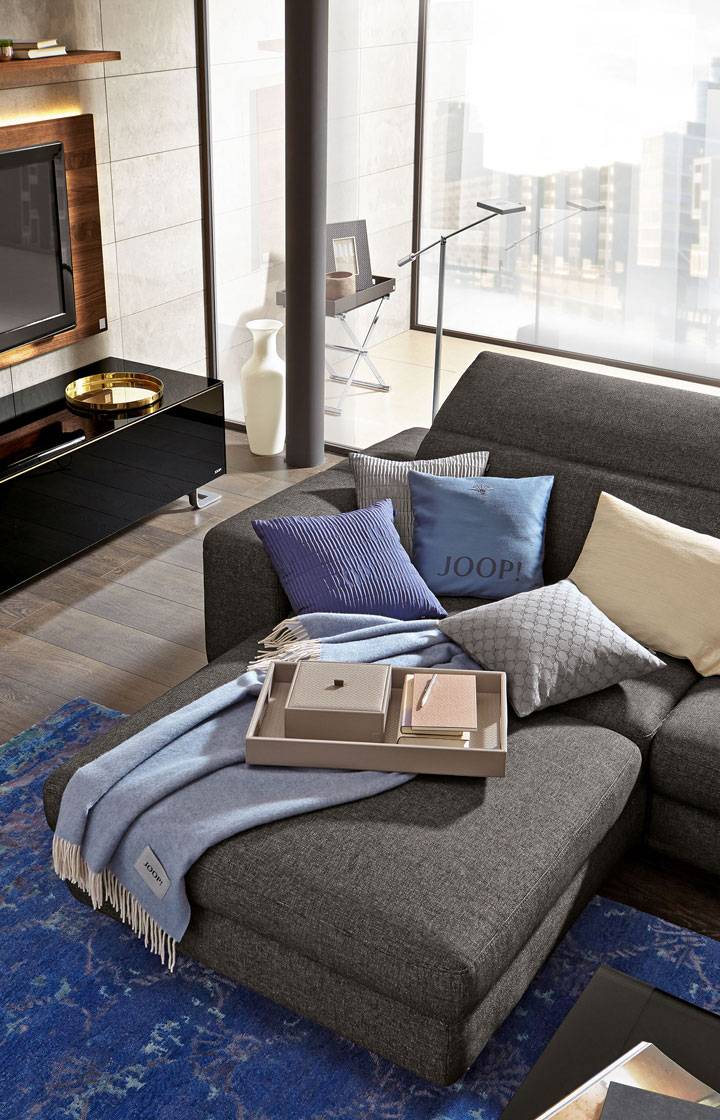 Joop Großes Tablett Homeline, Grau-Rosé