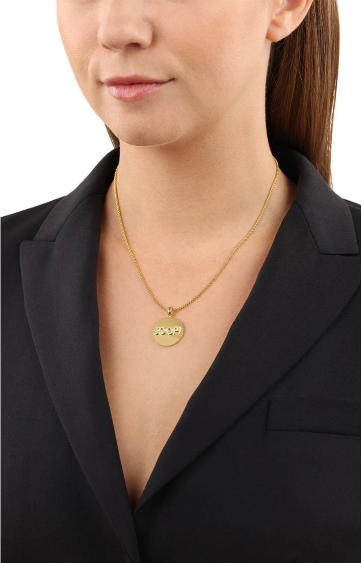 Joop Halskette Mit Logo-Anhänger In Gold