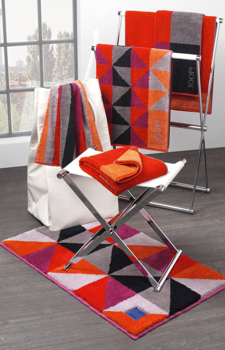 Joop Handtuchständer Chromeline, Silber/Weiß