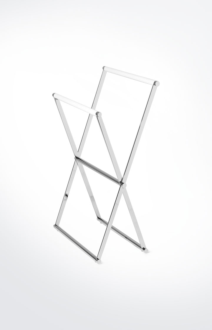 Joop Handtuchständer Chromeline, Silber/Weiß