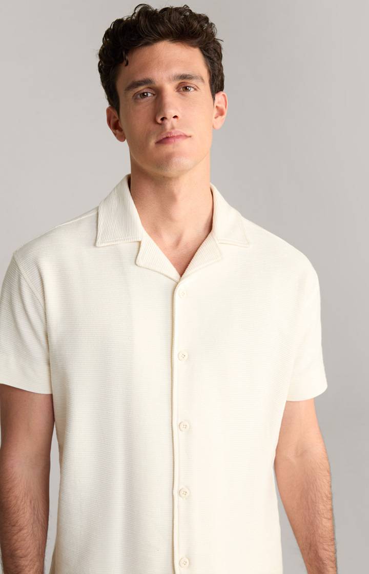 Joop Hemd Damian In Beige Strukturiert