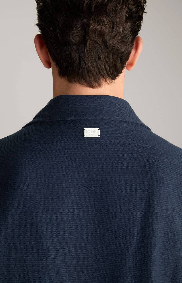 Joop Hemd Damian In Navy Strukturiert
