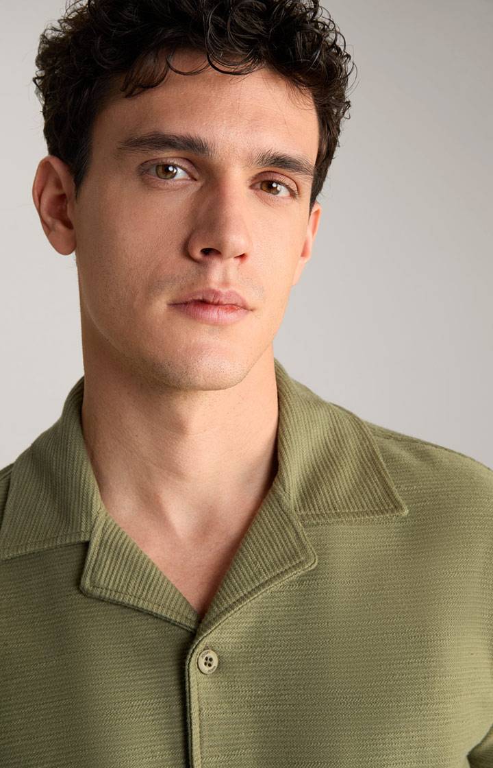 Joop Hemd Damian In Oliv Strukturiert