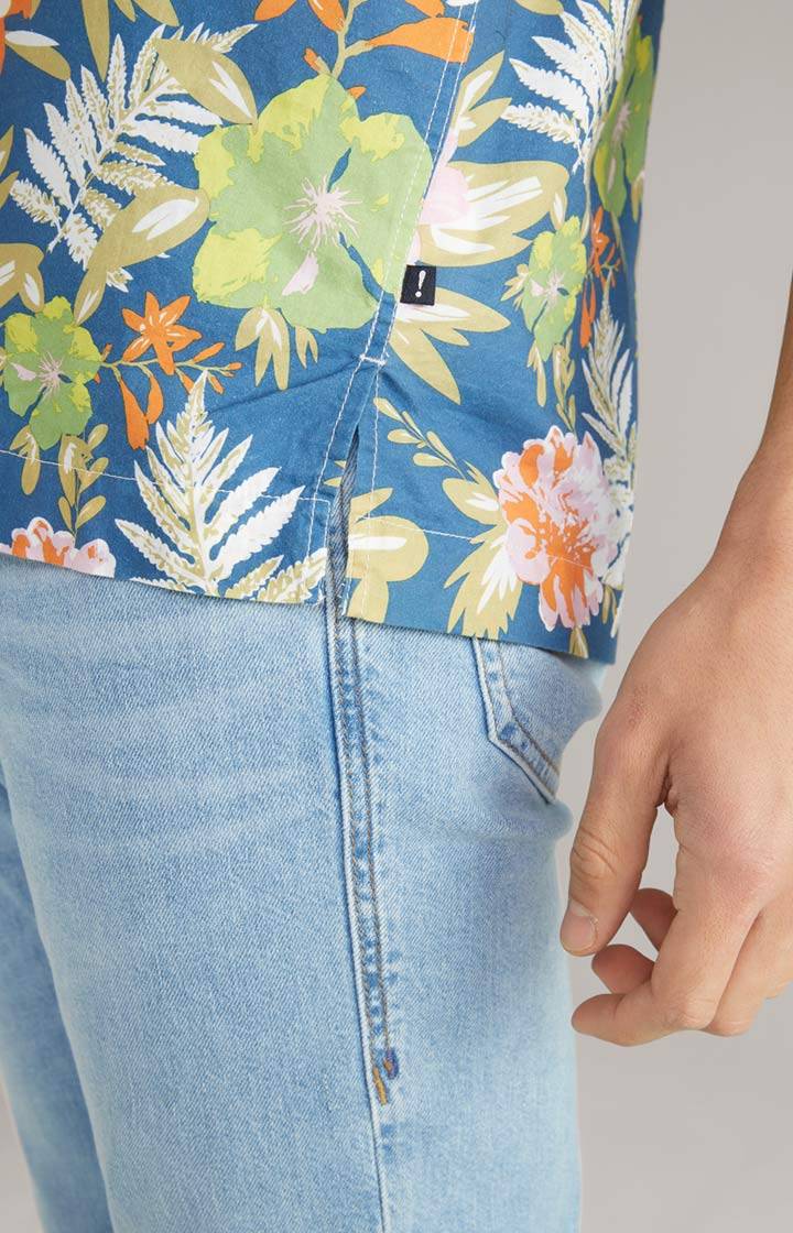 Joop Hemd Hanes In Blau Gemustert