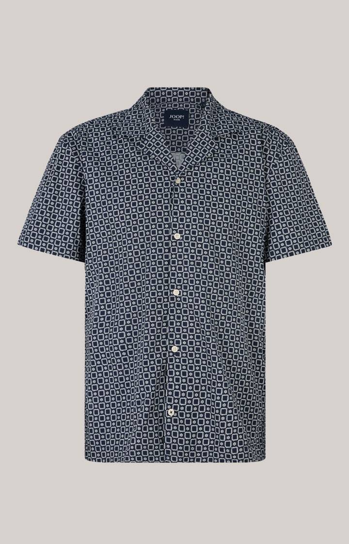 Joop Hemd Hanes In Dunkelblau/Weiß